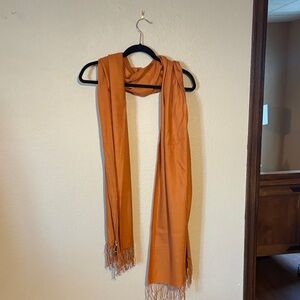 Nordstrom Terracotta Scarf with Fringe